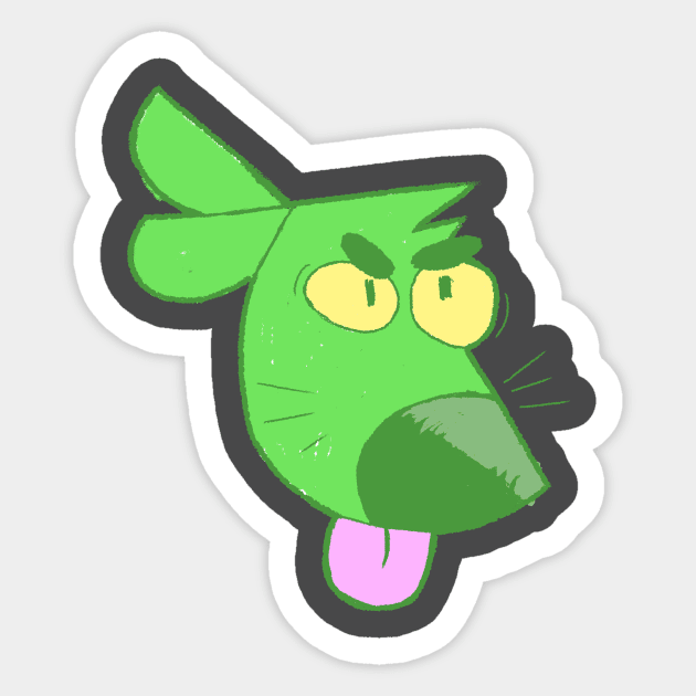 dog Sticker by gabby